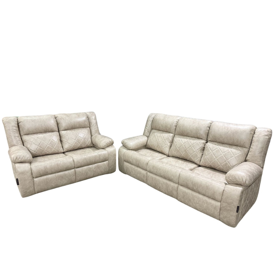 Primrose Christie 3+2 Seater Recliner - White